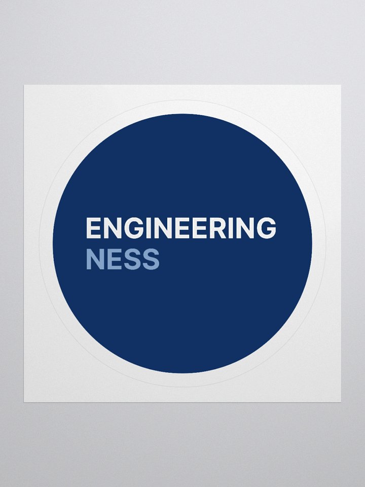 Engineeringness Official Logo - Sticker product image (1)