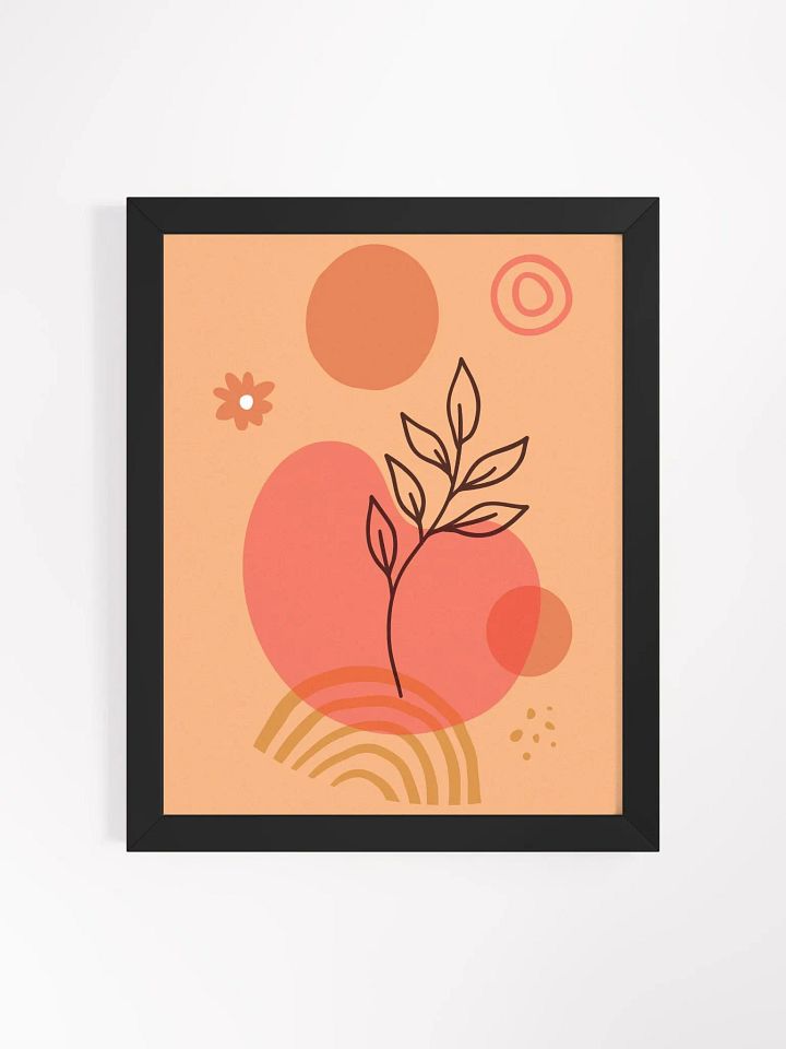 Minimalist Botanical Abstract Framed Poster product image (6)