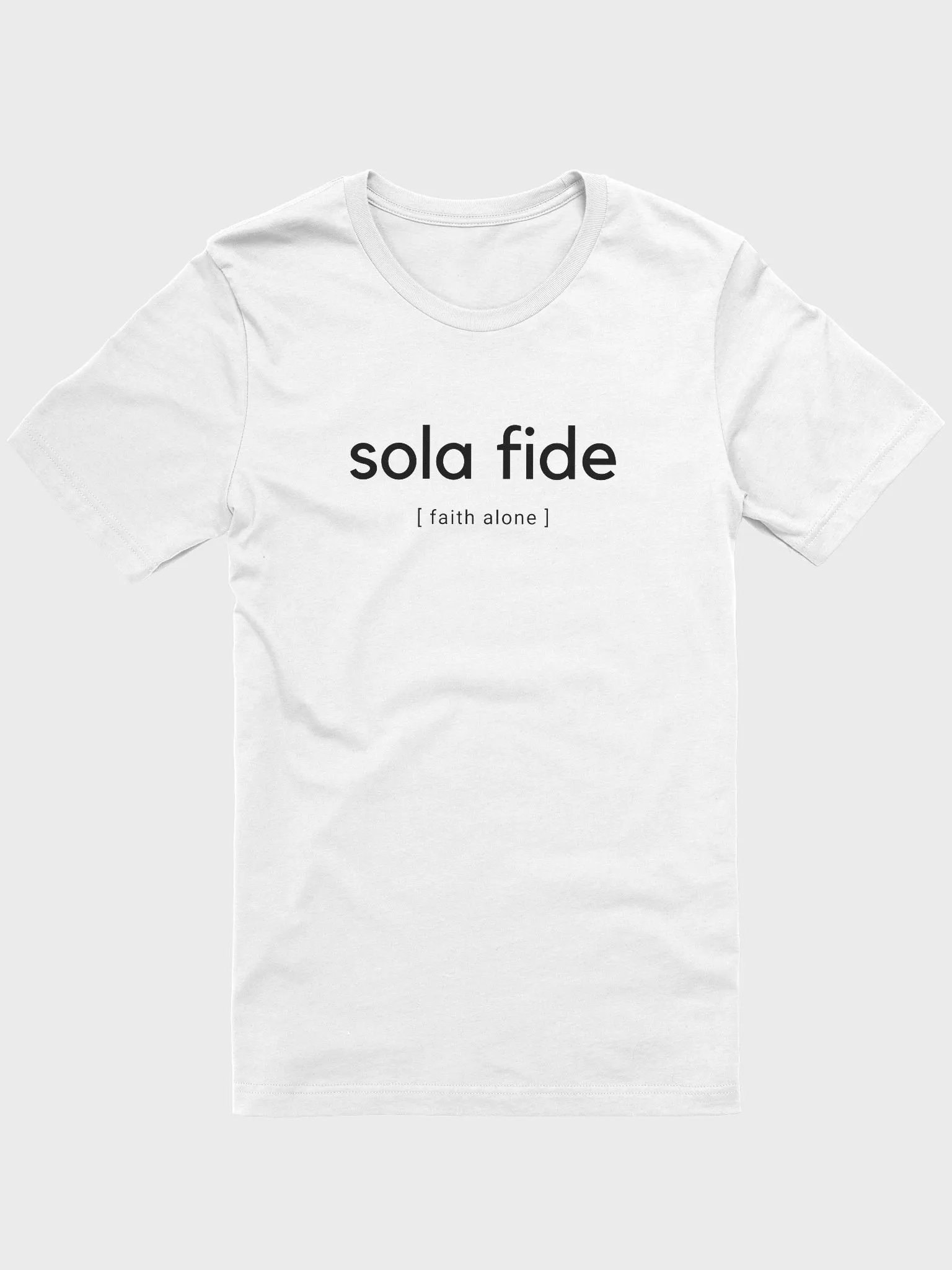 Faith Alone - Unisex White product image (1)