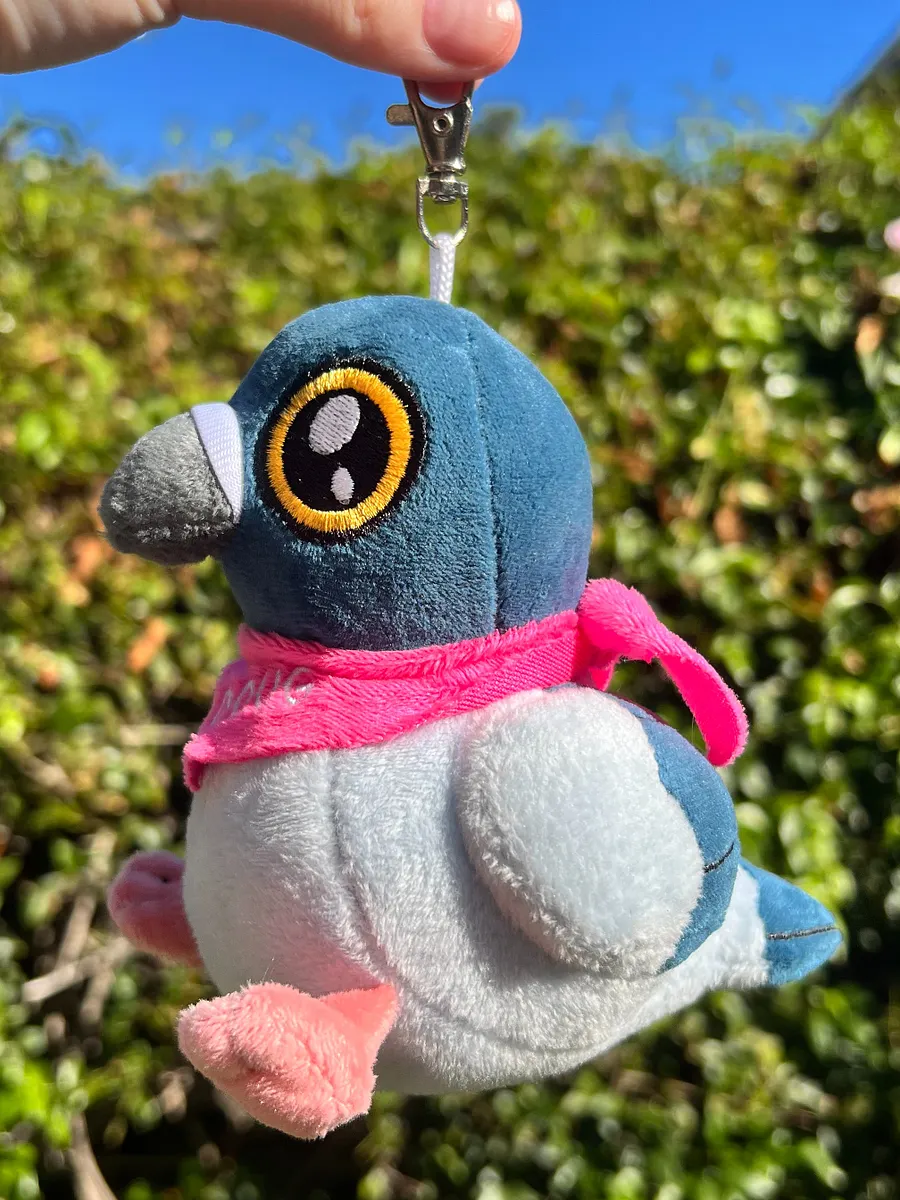 Doug the Pigeon Plush Keychain! product image (3)