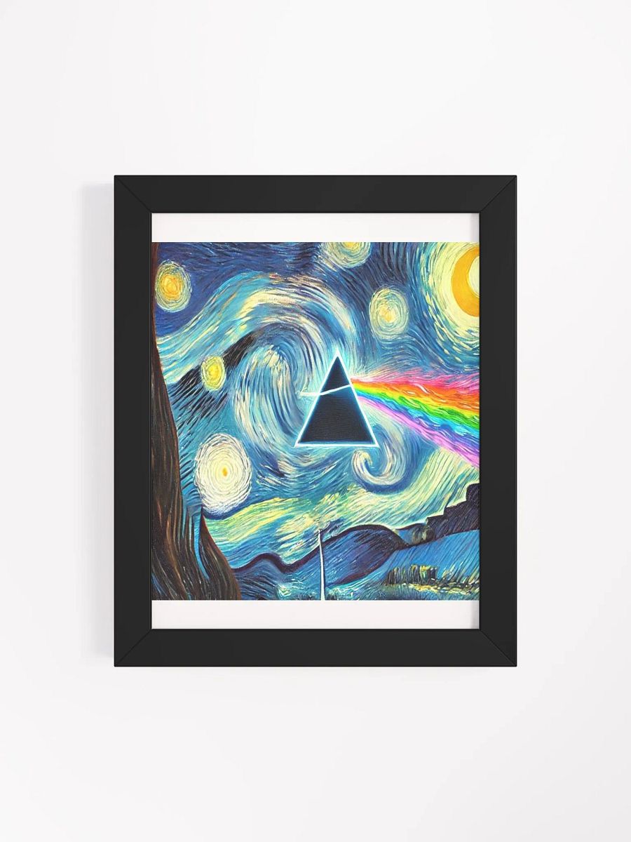🌙 Pink Floyd Dark Side of the Moon – Van Gogh-Inspired Framed Print product image (39)