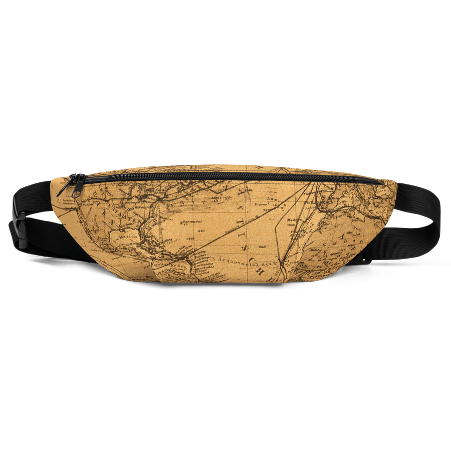 Vintage World Map All-Over Fanny Pack product image (1)
