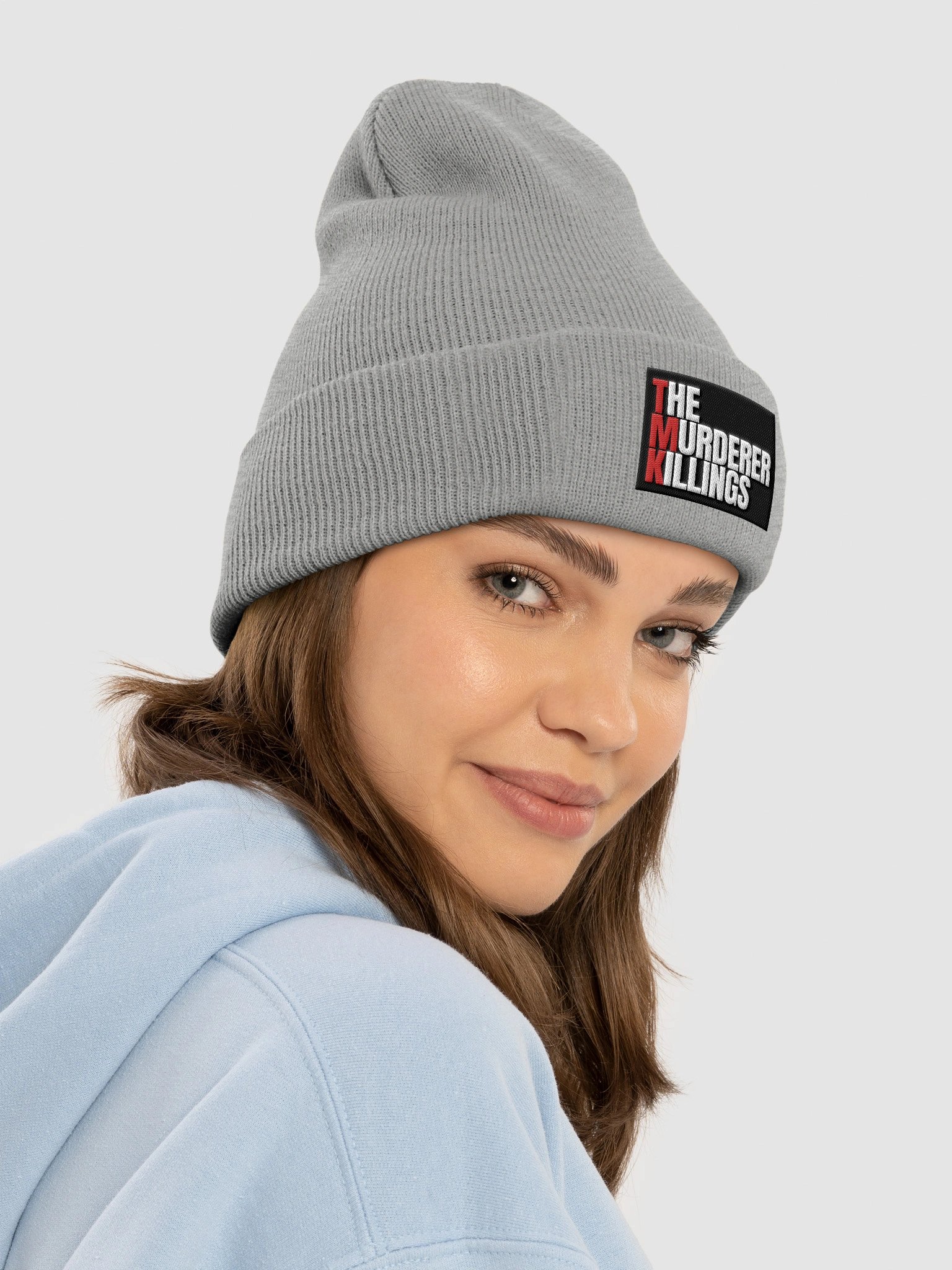 TMK True Crime Beanie - Grey v2 product image (4)