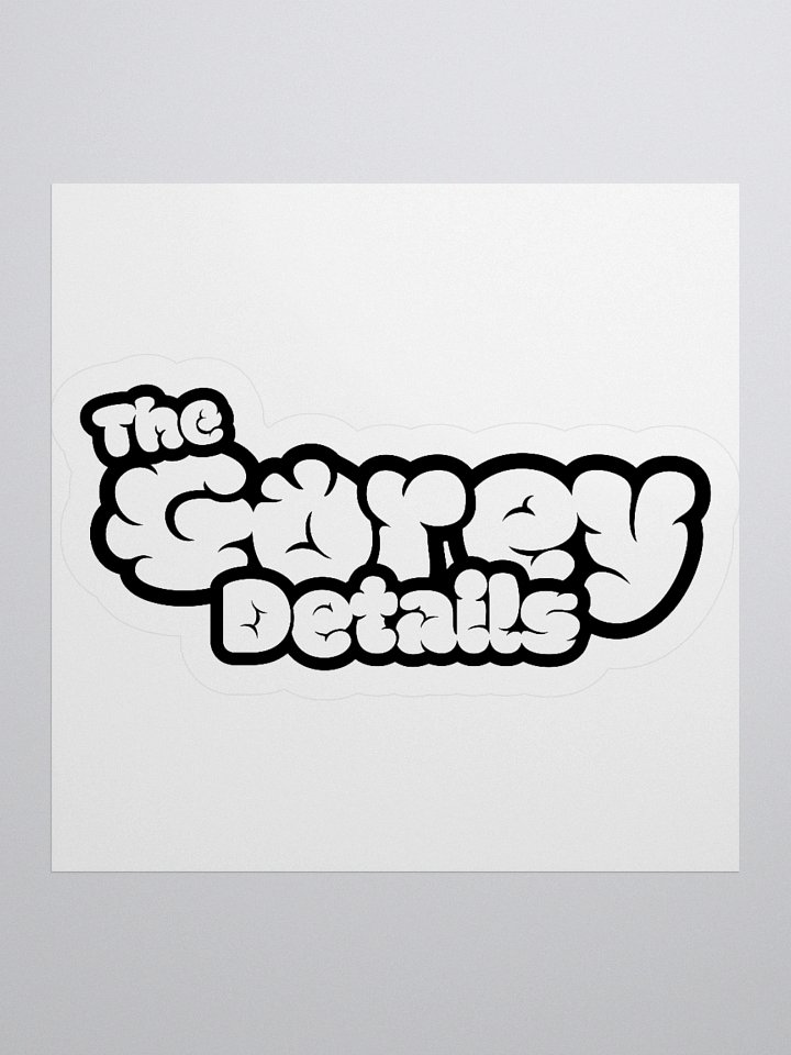 Gorey Details B+W - Kiss Cut Stickers product image (3)