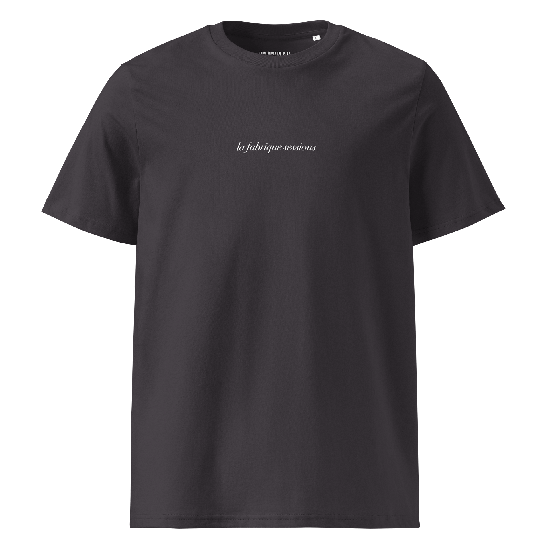La Fabrique Sessions 2 – Organic Cotton T-Shirt (Dark Mode) product image (2)