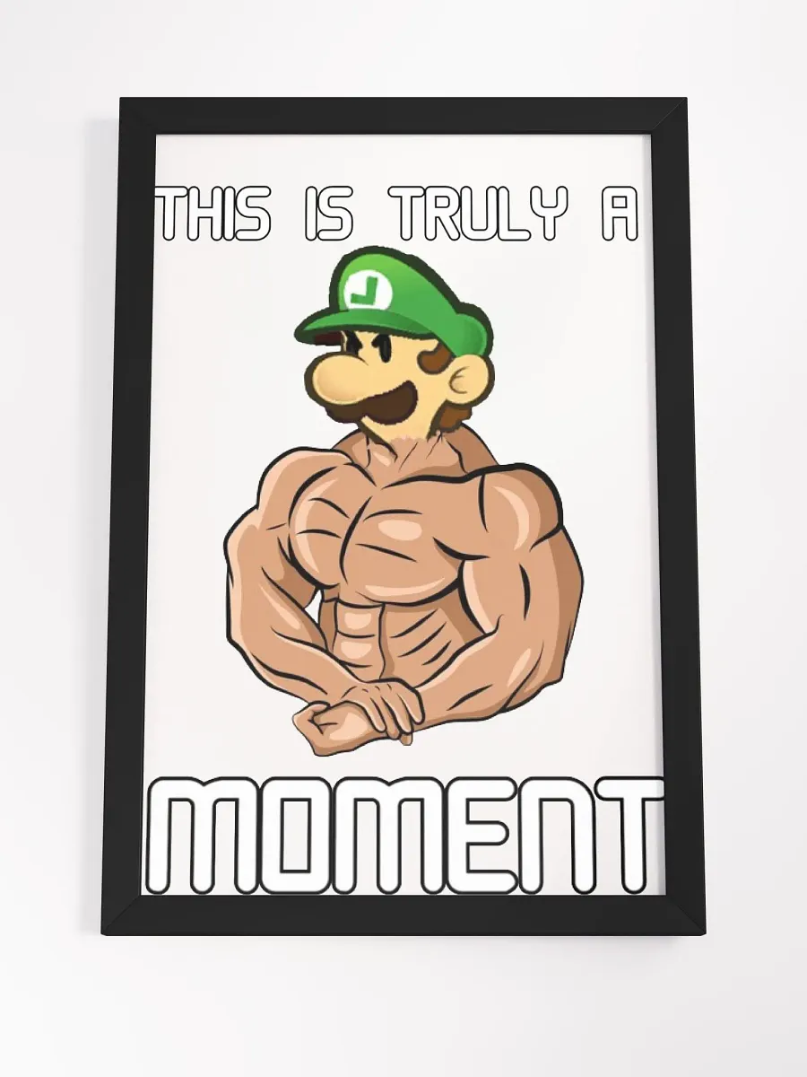 This is Truly a Buff Luigi Moment Framed Picture product image (4)