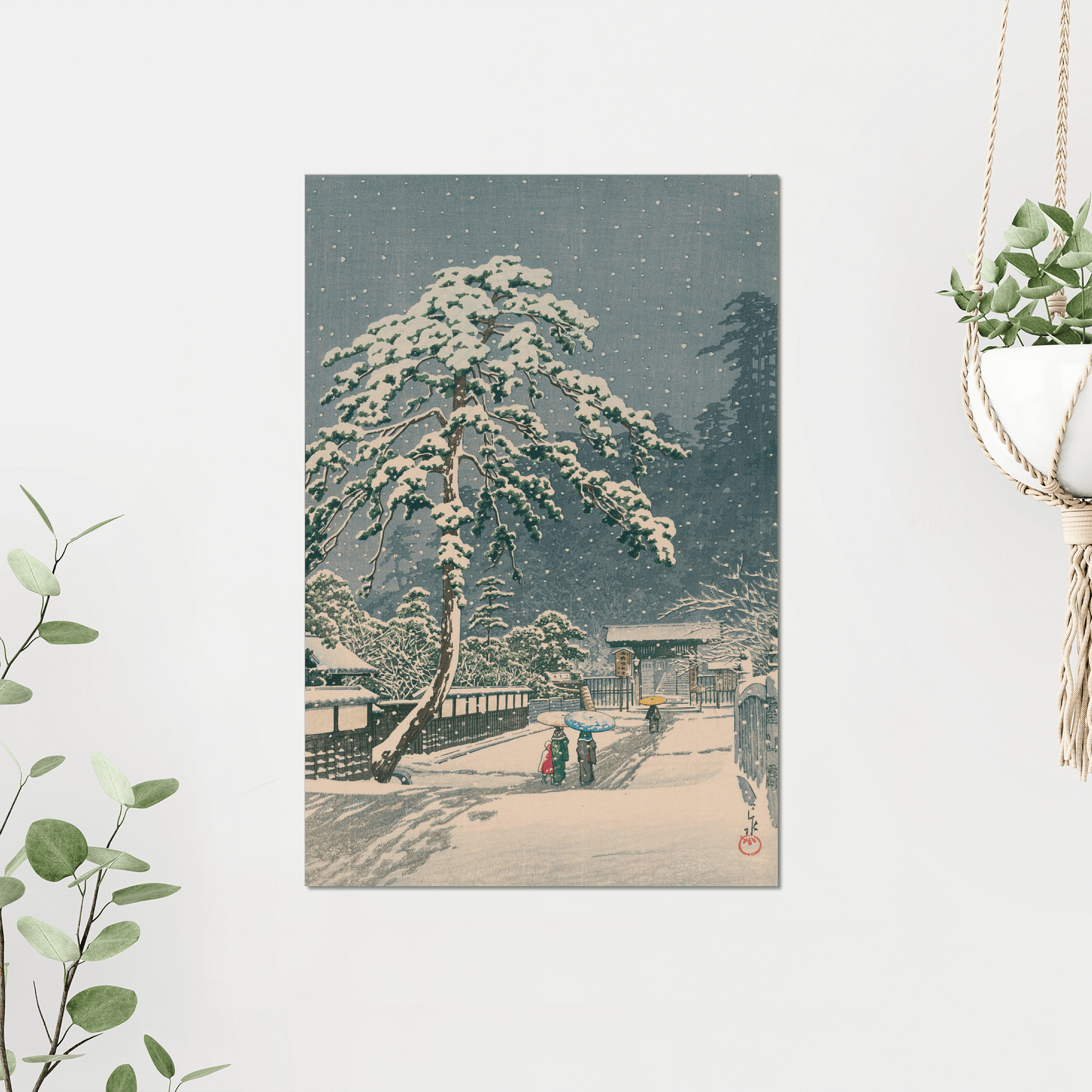 Hommonji Temple in Snow - Kawase Hasui product image (3)