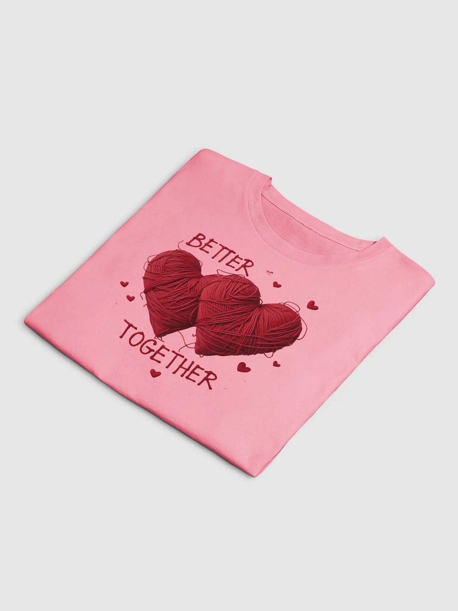 Better Together Heart-Shaped Yarn Art Women's Crop Top product image (24)