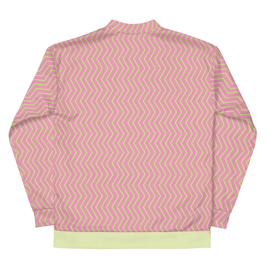 Zigzag Zest Pink Bomber Jacket product image (10)