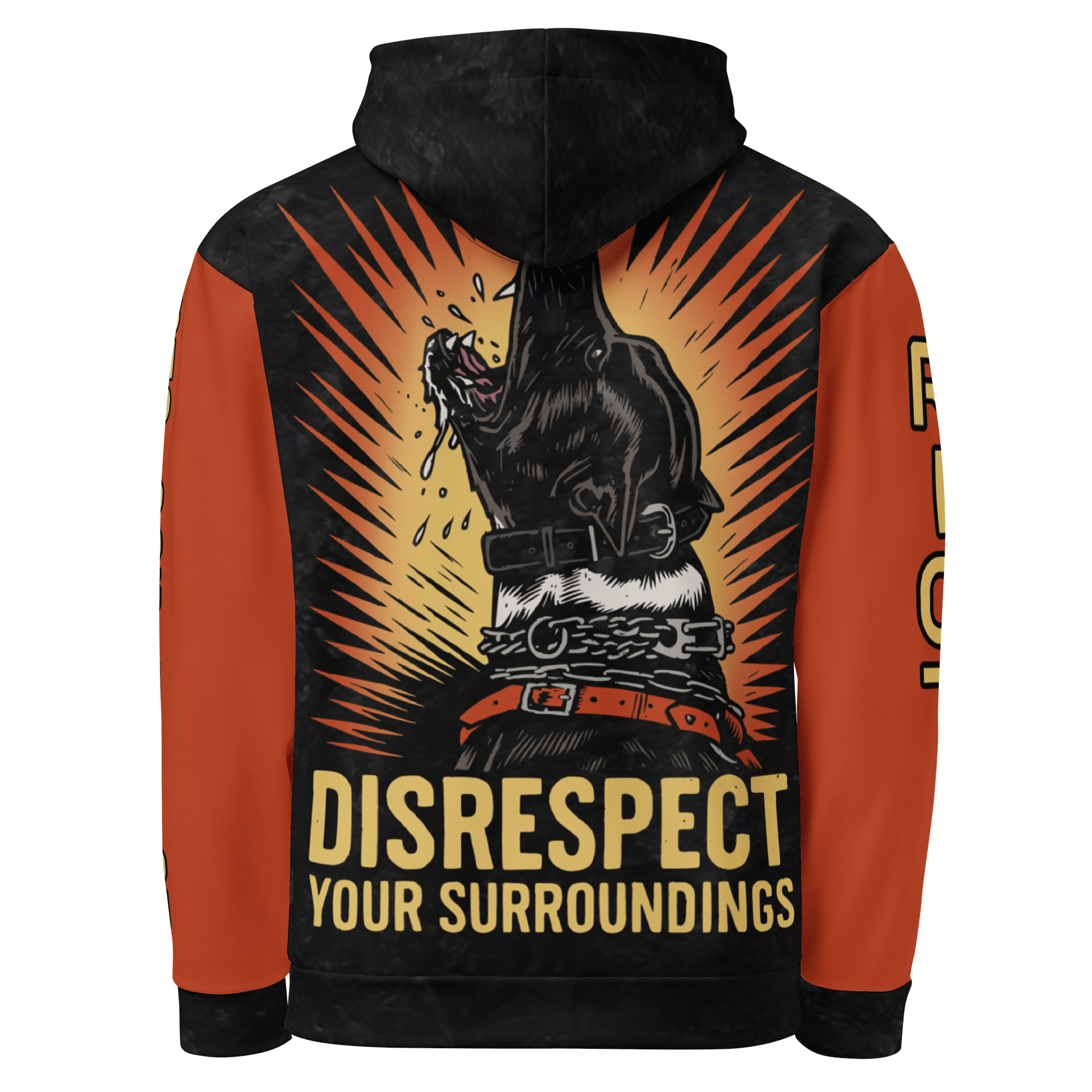 DISRESPECT - Premium Adult Unisex All Over Print Hoodie product image (3)