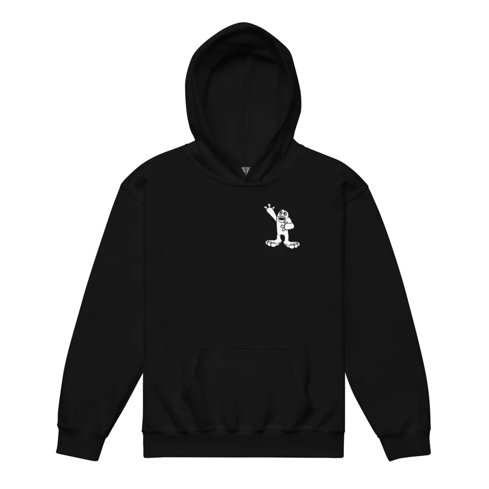 Youth Mammott Character (White on Dark) Hoodie product image (8)
