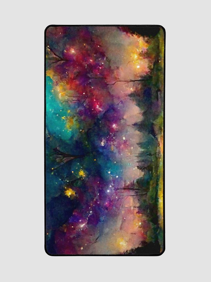it's a nebula kind of night, Desk Mat product image (2)