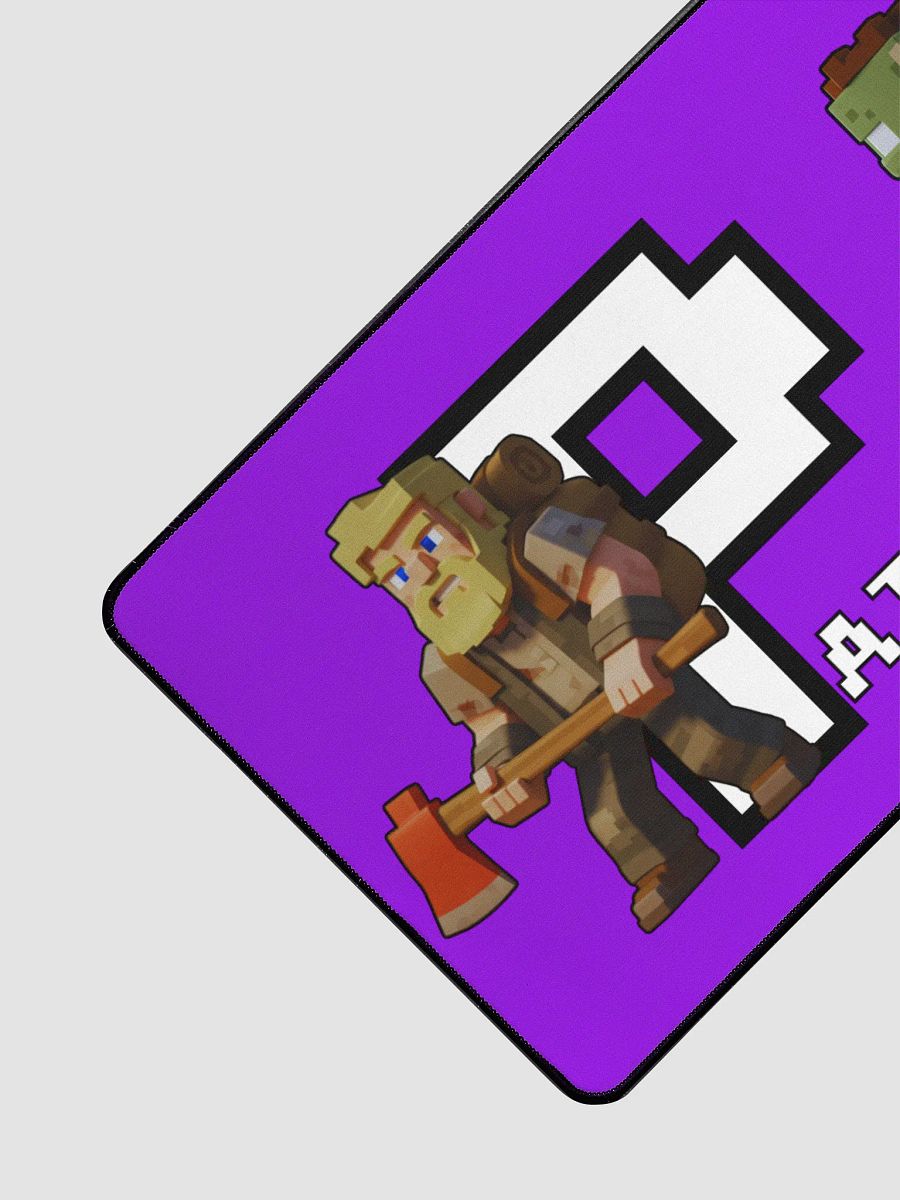 Patient PixelZ P Logo Desk Mat (Purple) product image (3)