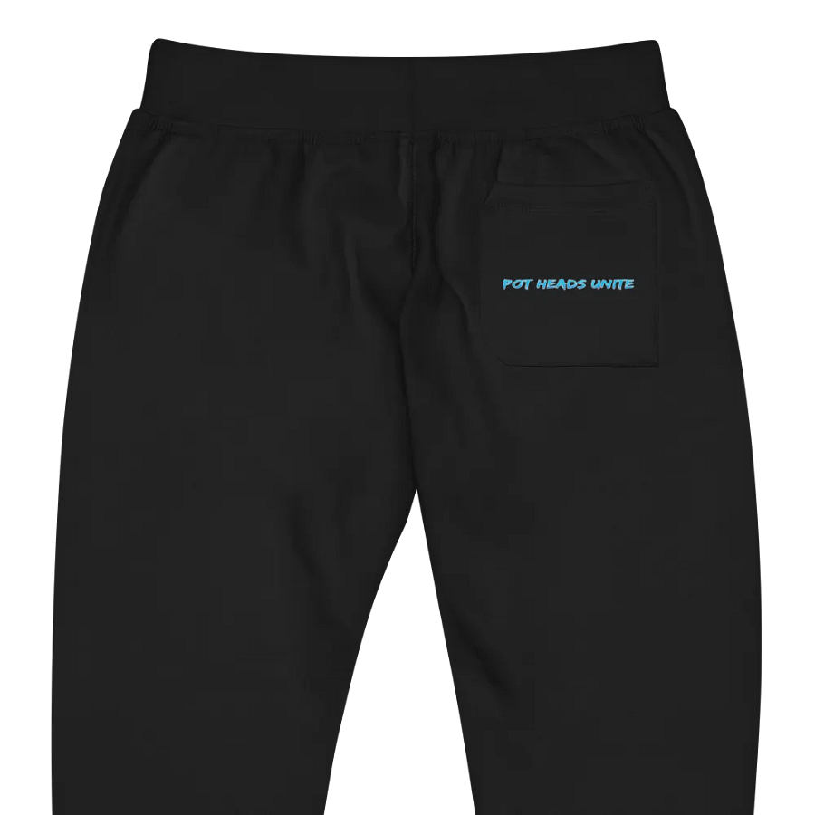 Cotton Heritage Stay High Unisex Fleece Sweatpants (Blue Gradient Text) product image (19)