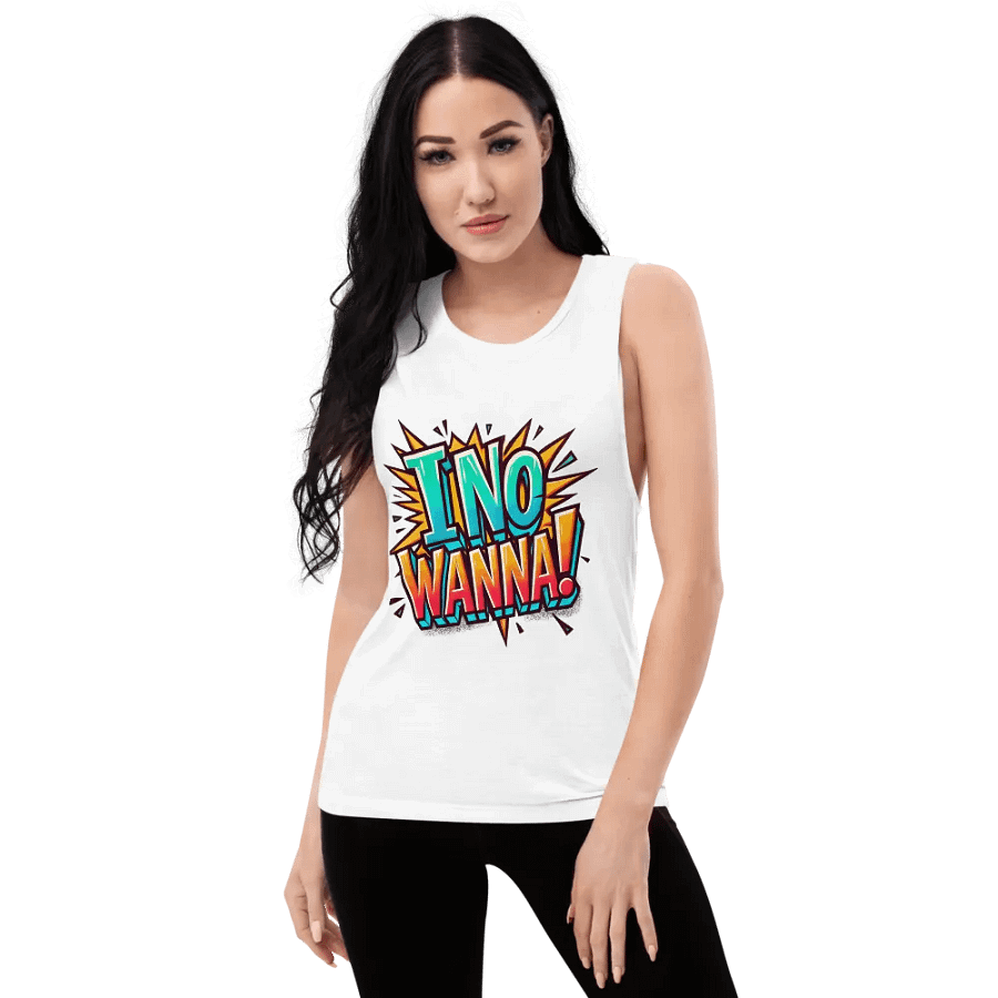I NO WANNA WOMANS TANK product image (8)