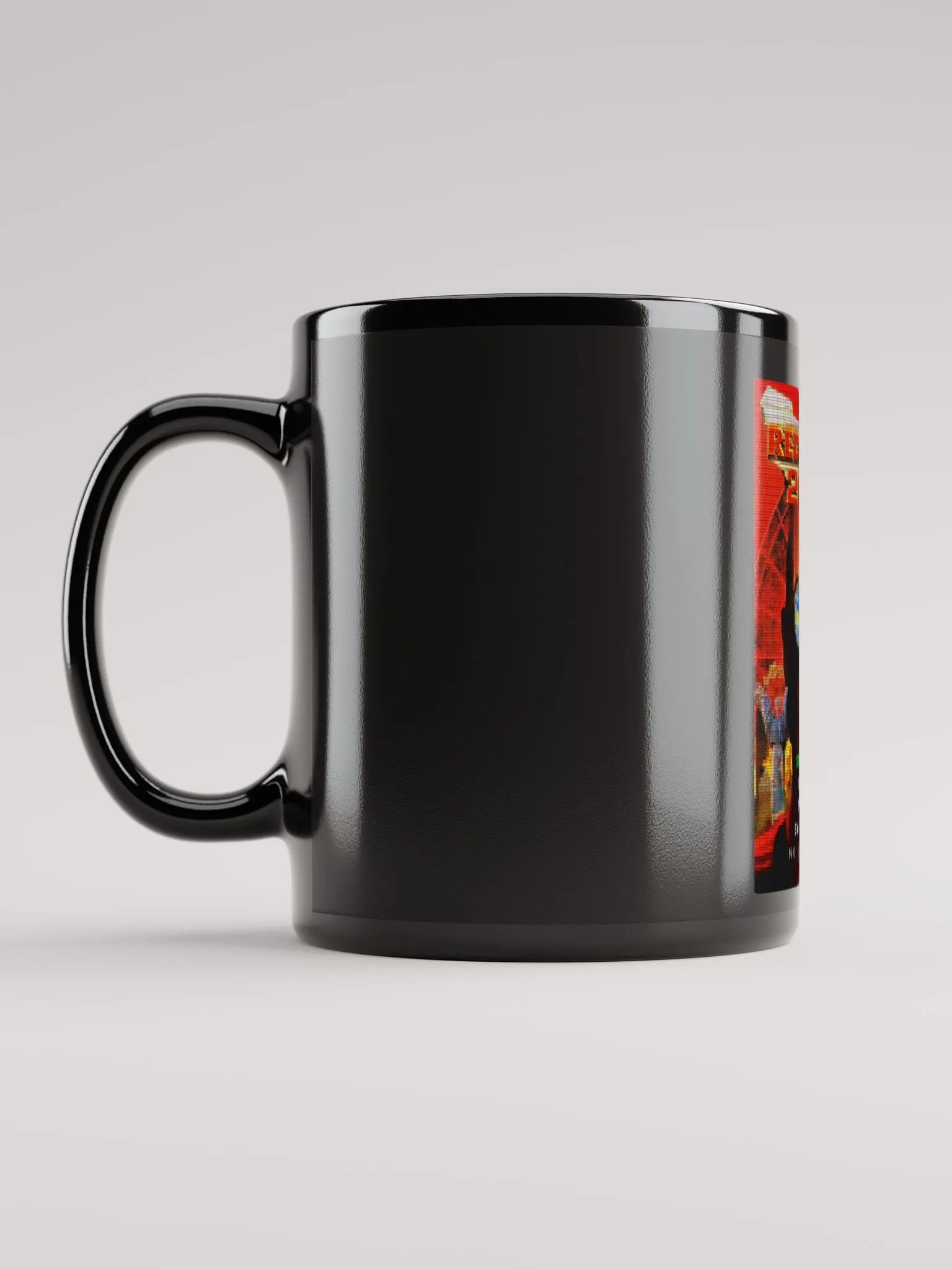 Red Alert 2022 (Putin and Conquer) Black Glossy Mug product image (6)