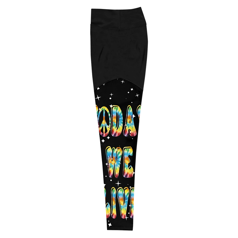Peace sign sports leggings product image (7)