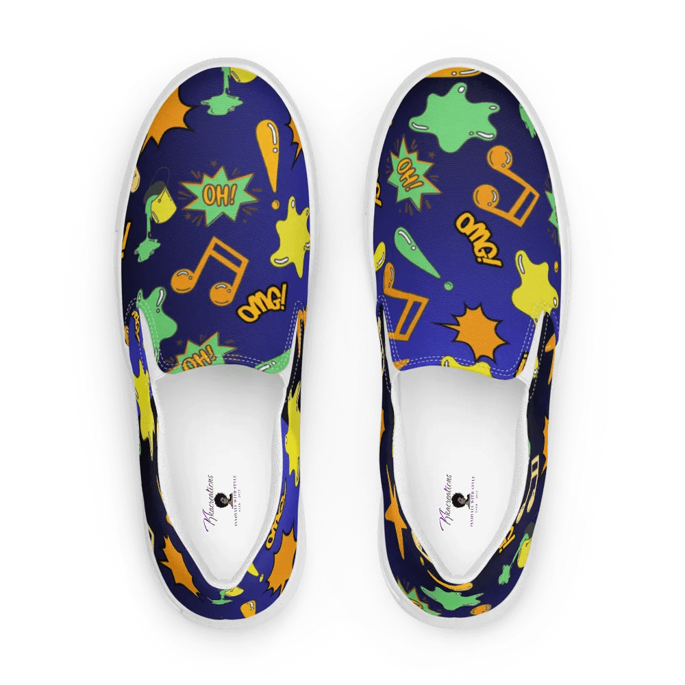 Pop-Art Explosion Slip-On Canvas Shoes product image (2)