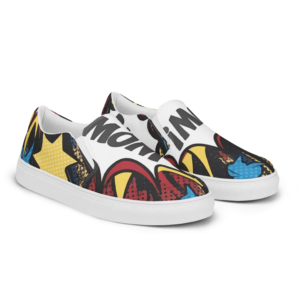 Pop-Art Explosion Men's Slip-On Shoes product image (6)