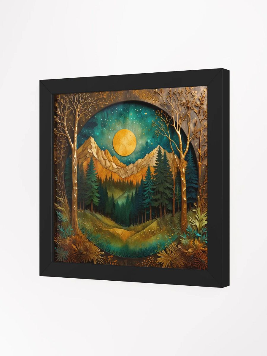Starry Night Mountain Framed Poster product image (6)