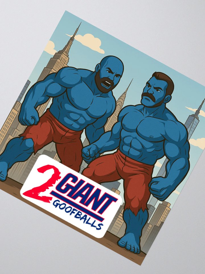 Two Giants in NYC Stickers product image (2)