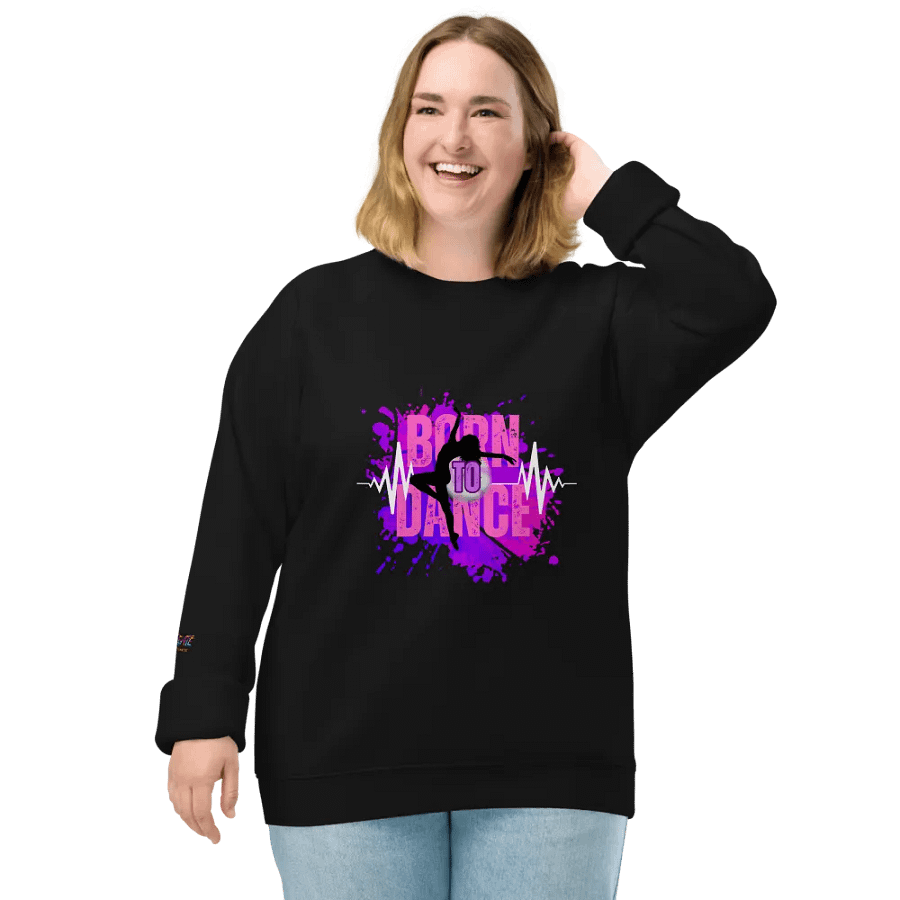 Energize Born to Dance Her Silhouette Organic Sweatshirt product image (6)