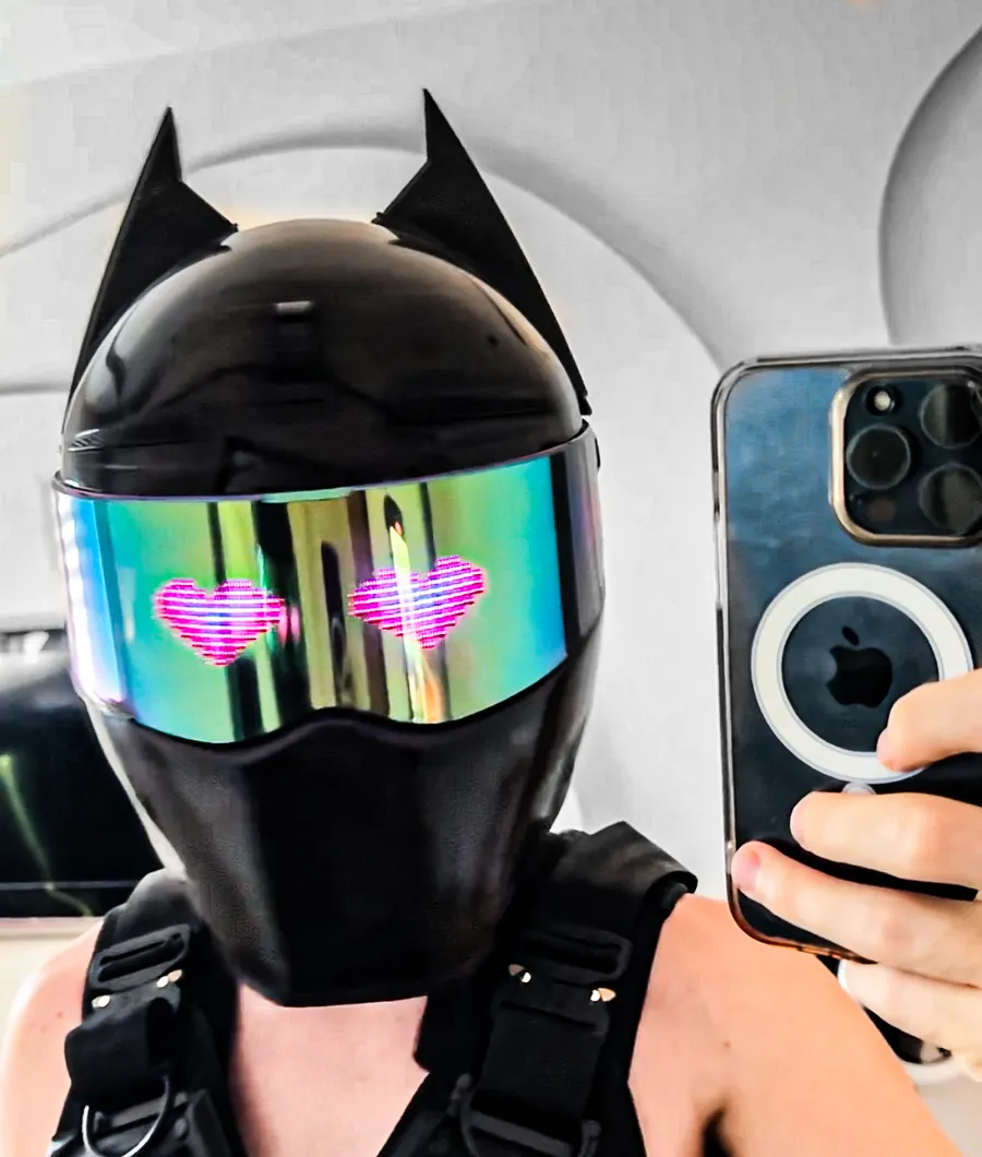 Batman ears for moto helmet ( horns ,sports equipment, gear, protection) product image (8)