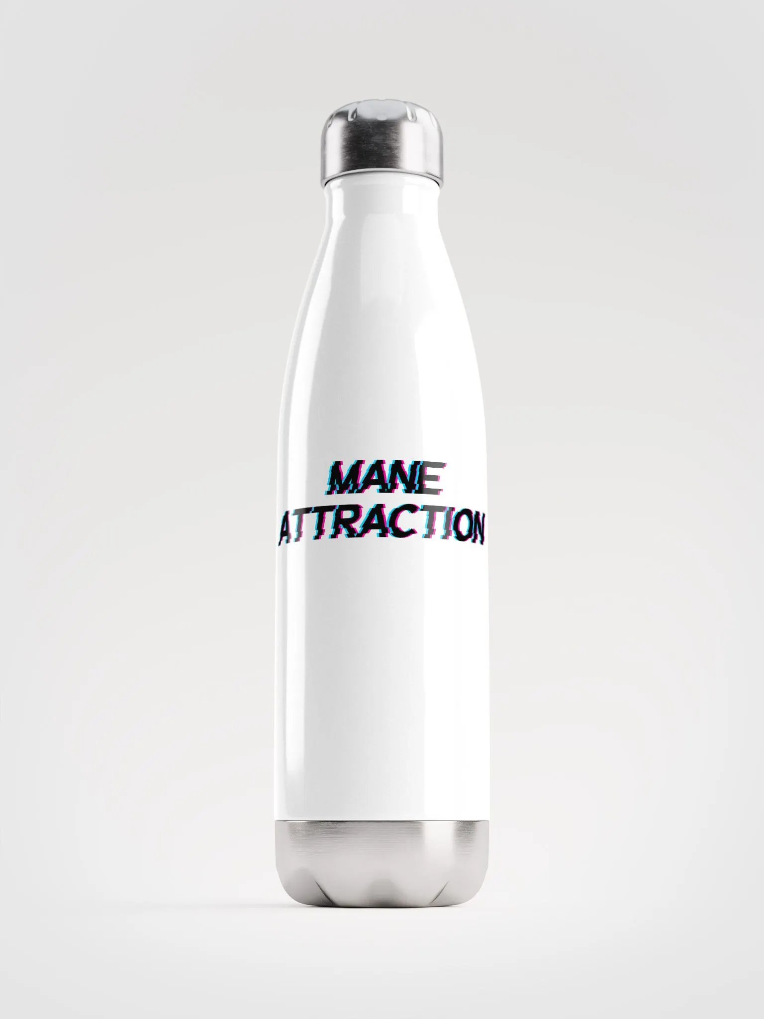 MA White Stainless Steel Water Bottle product image (1)