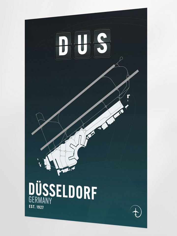 Dusseldorf DUS Poster product image (2)