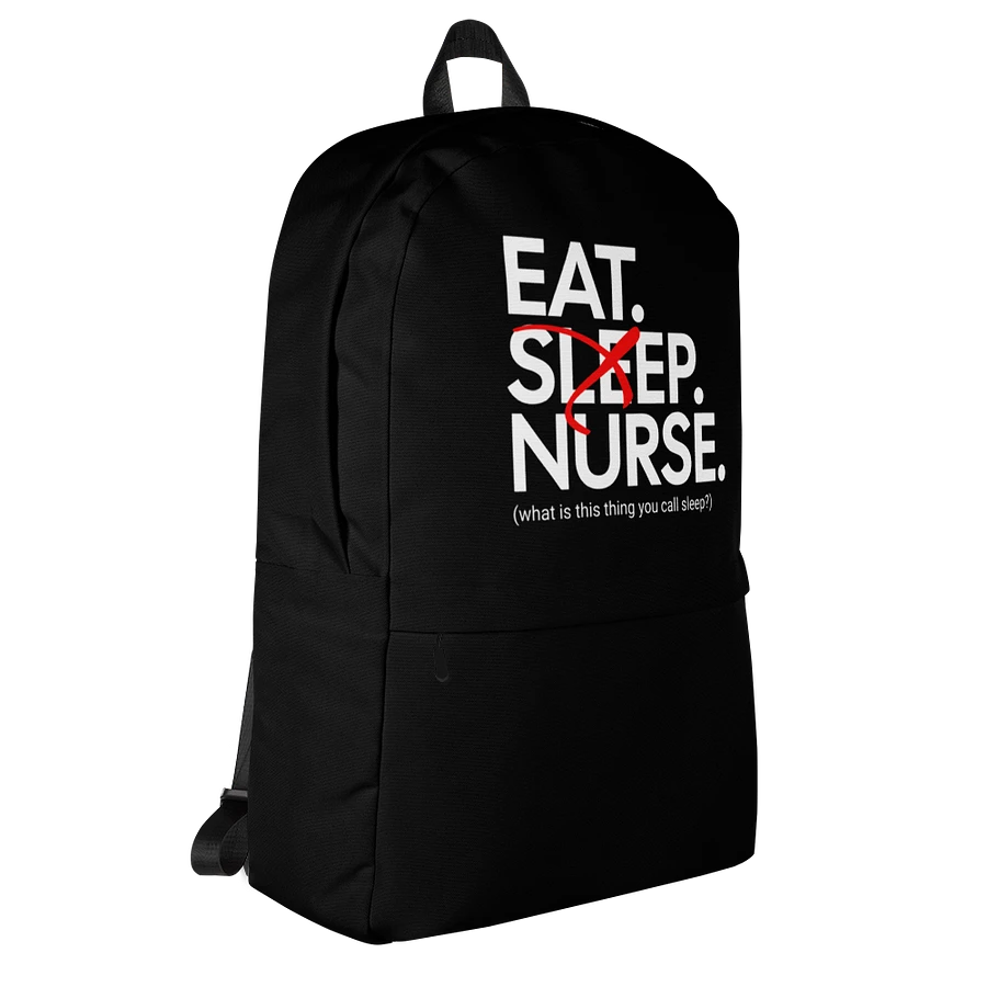 Eat Sleep Nurse Backpack (Medium/Black) product image (3)