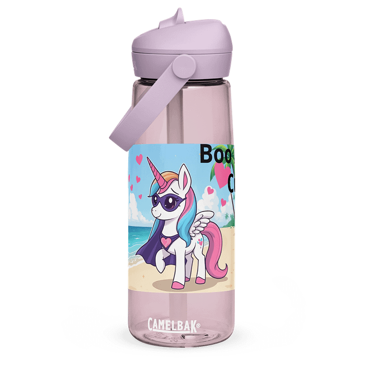 Boo Boo's Cup Unicorn Flip Straw Water Bottle product image (1)