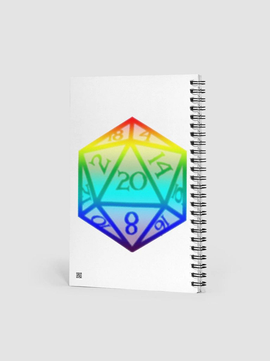 Vibrant Icosahedron Spiral Notebook product image (2)
