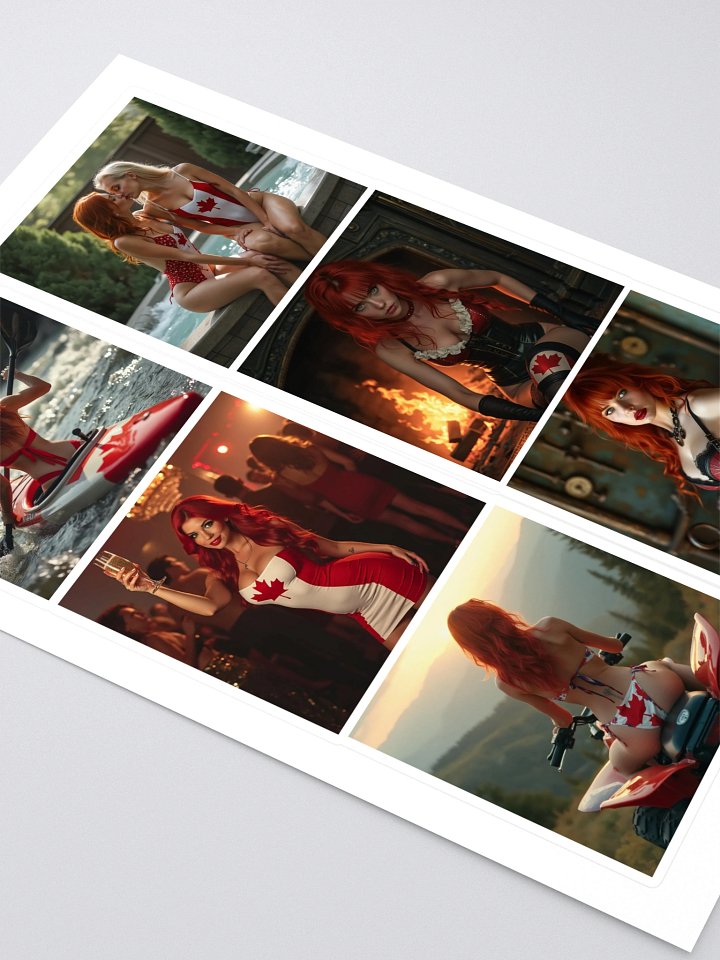 Canadian Pride Kiss Cut Sticker Sheet product image (2)