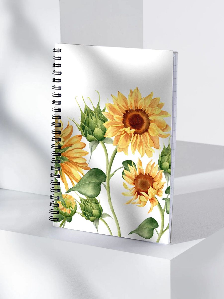 Sunflower Spiral Notebook product image (4)
