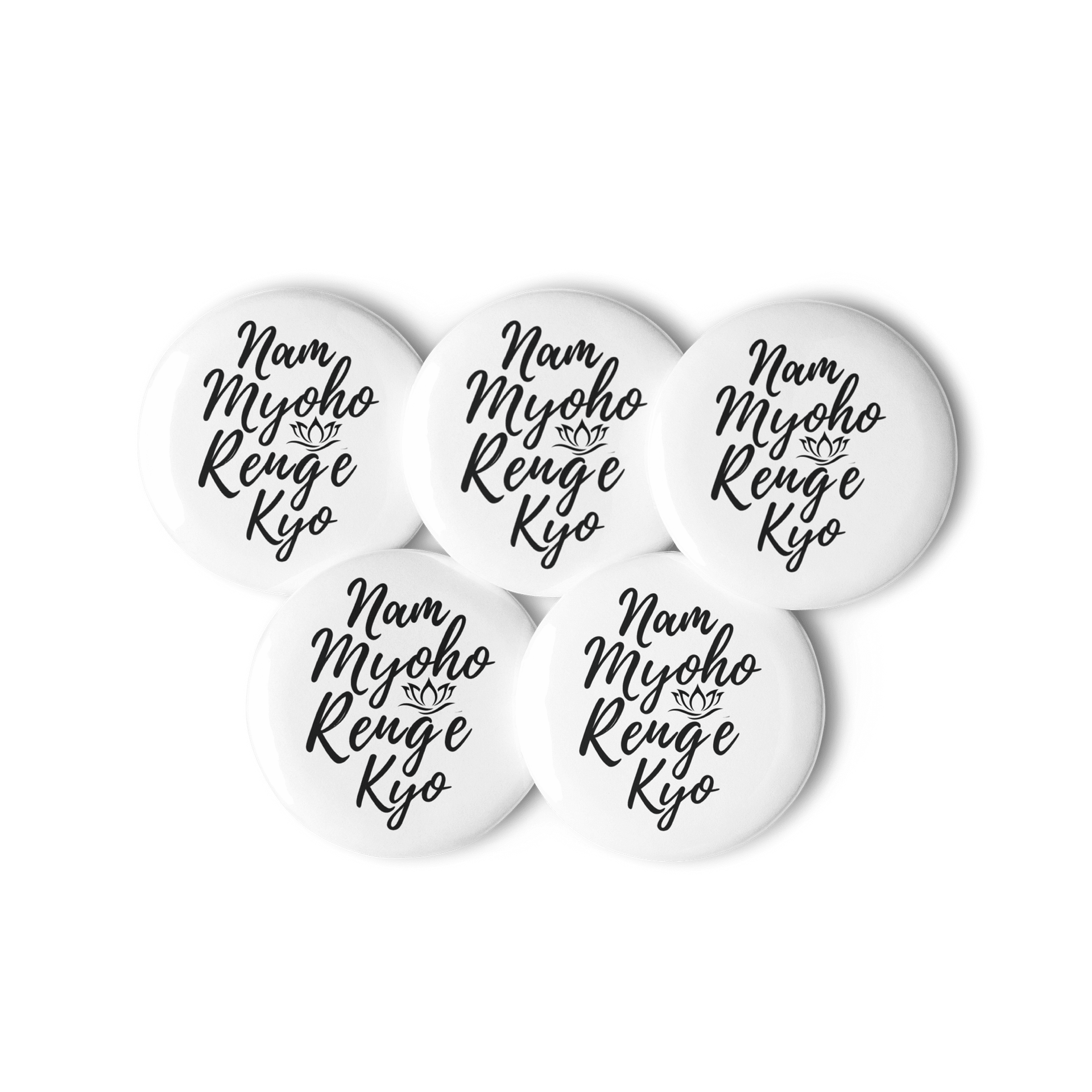 Nam Myoho Renge Kyo Button Set product image (2)