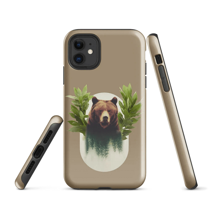 Laurel Crown Bear Tough Case for iPhone product image (1)