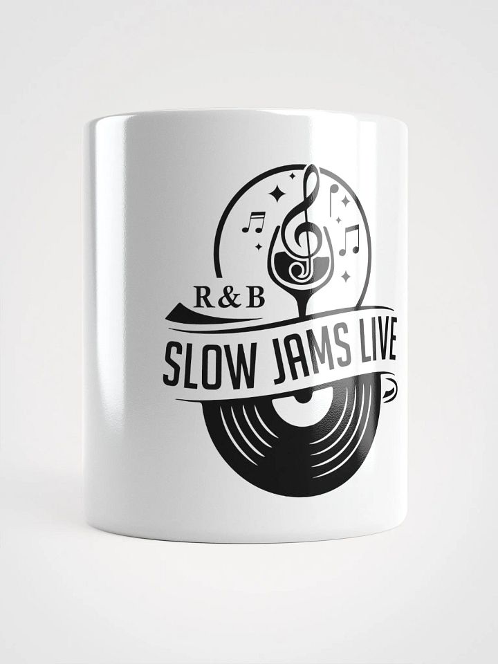 White Glossy Mug R&B Slow Jams LIVE Black product image (1)