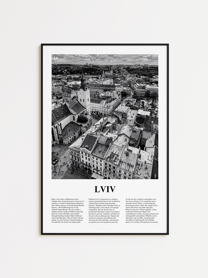 Lviv 01 Newspaper Poster product image (1)
