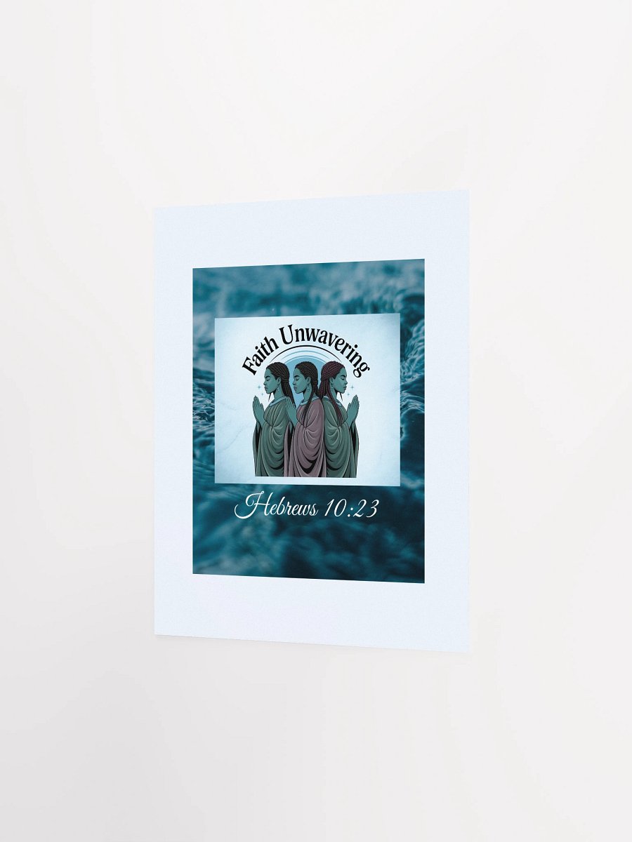 Unwavering Faith Christian Paper Matte Poster - Printable product image (2)
