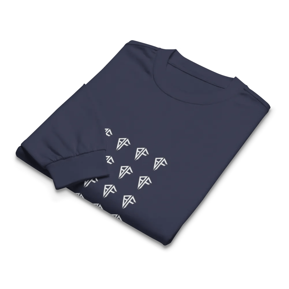 Navy/White Logo Crewneck product image (7)