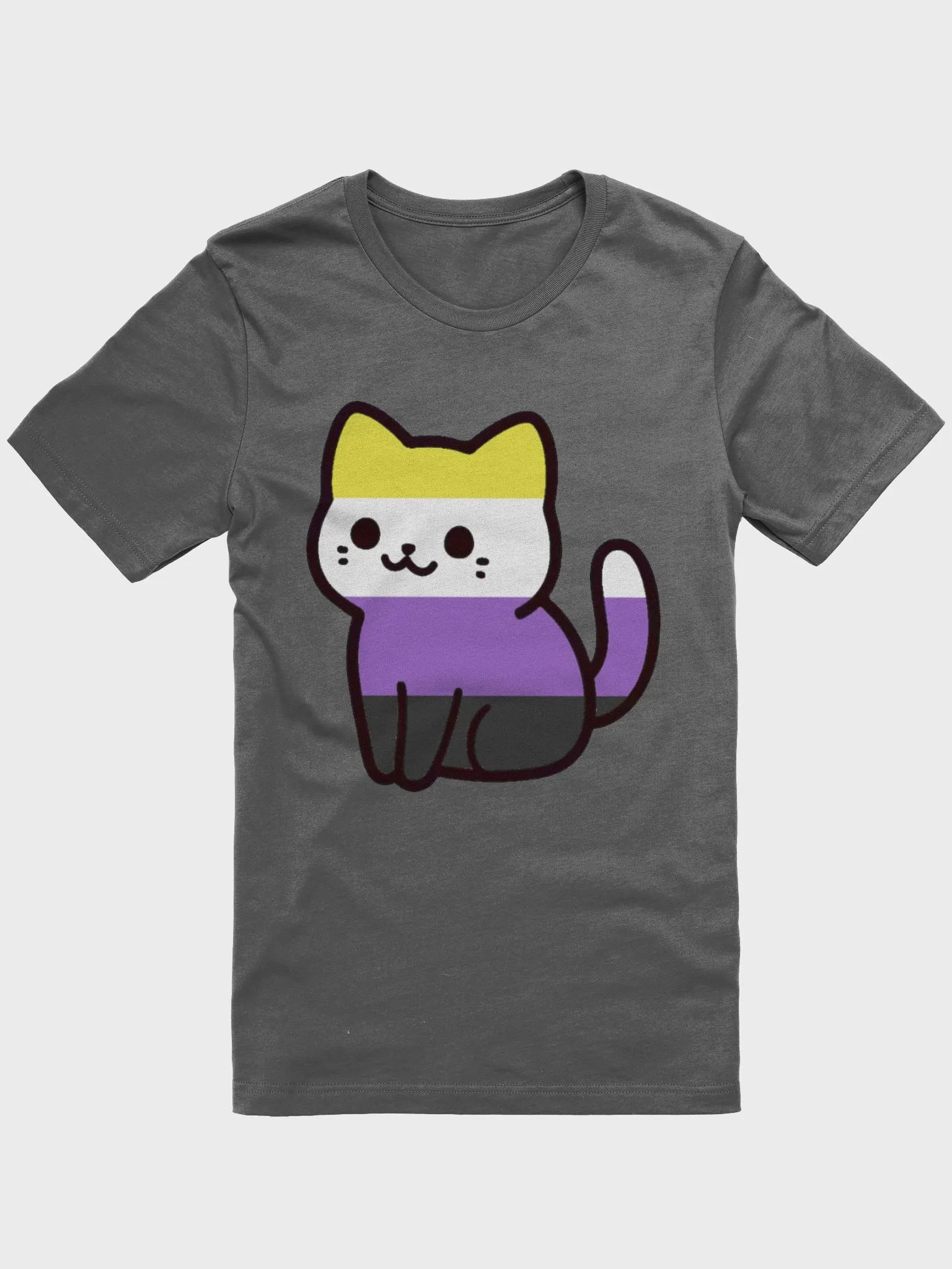 Nonbinary Pride Kitty Woman's Shirt product image (4)
