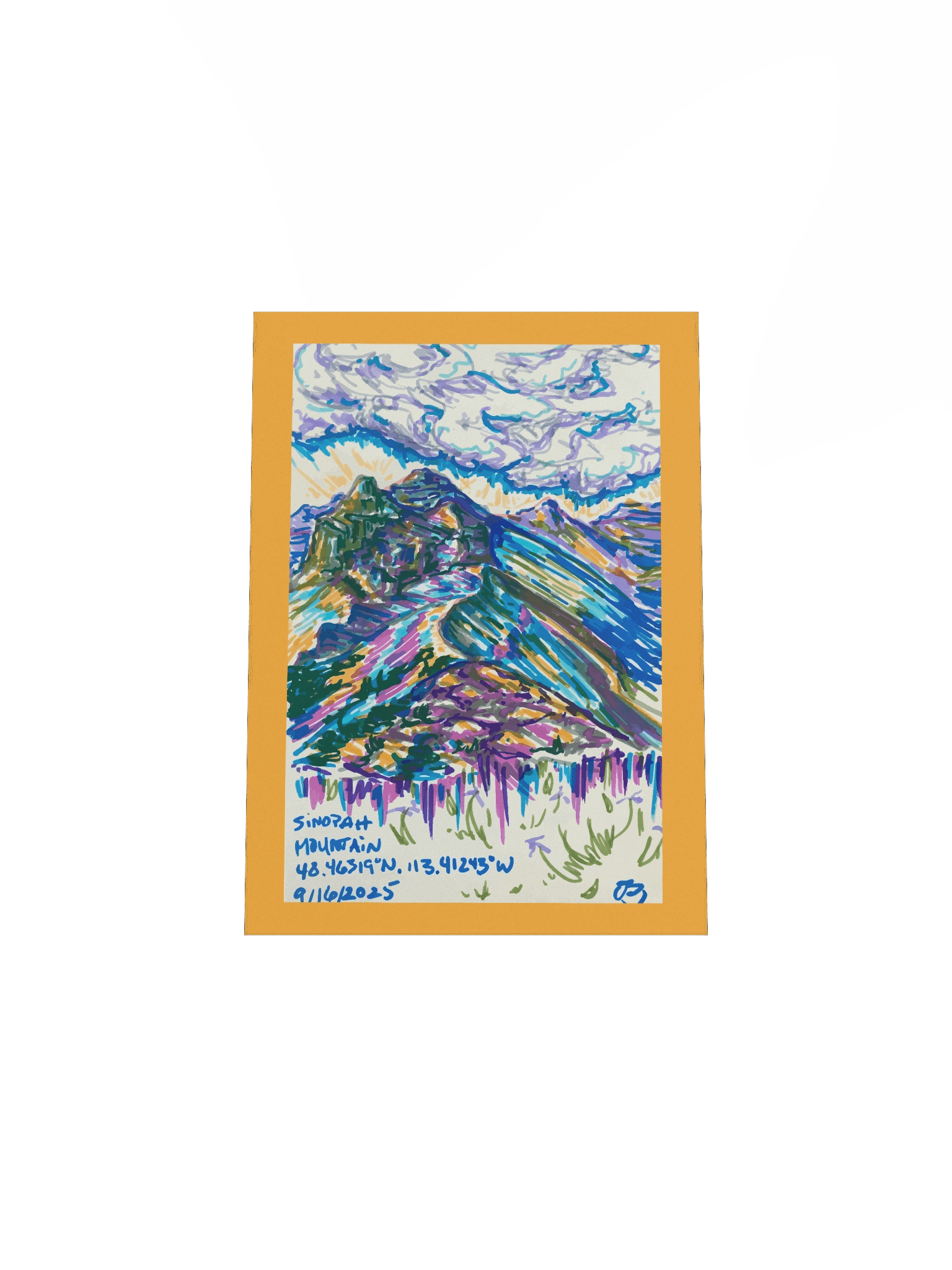 Sinopah Mountain Print product image (4)