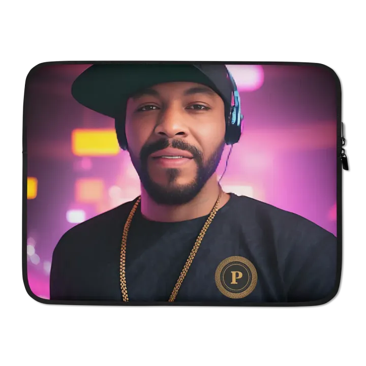 Beard & Beats Laptop Sleeve product image (2)