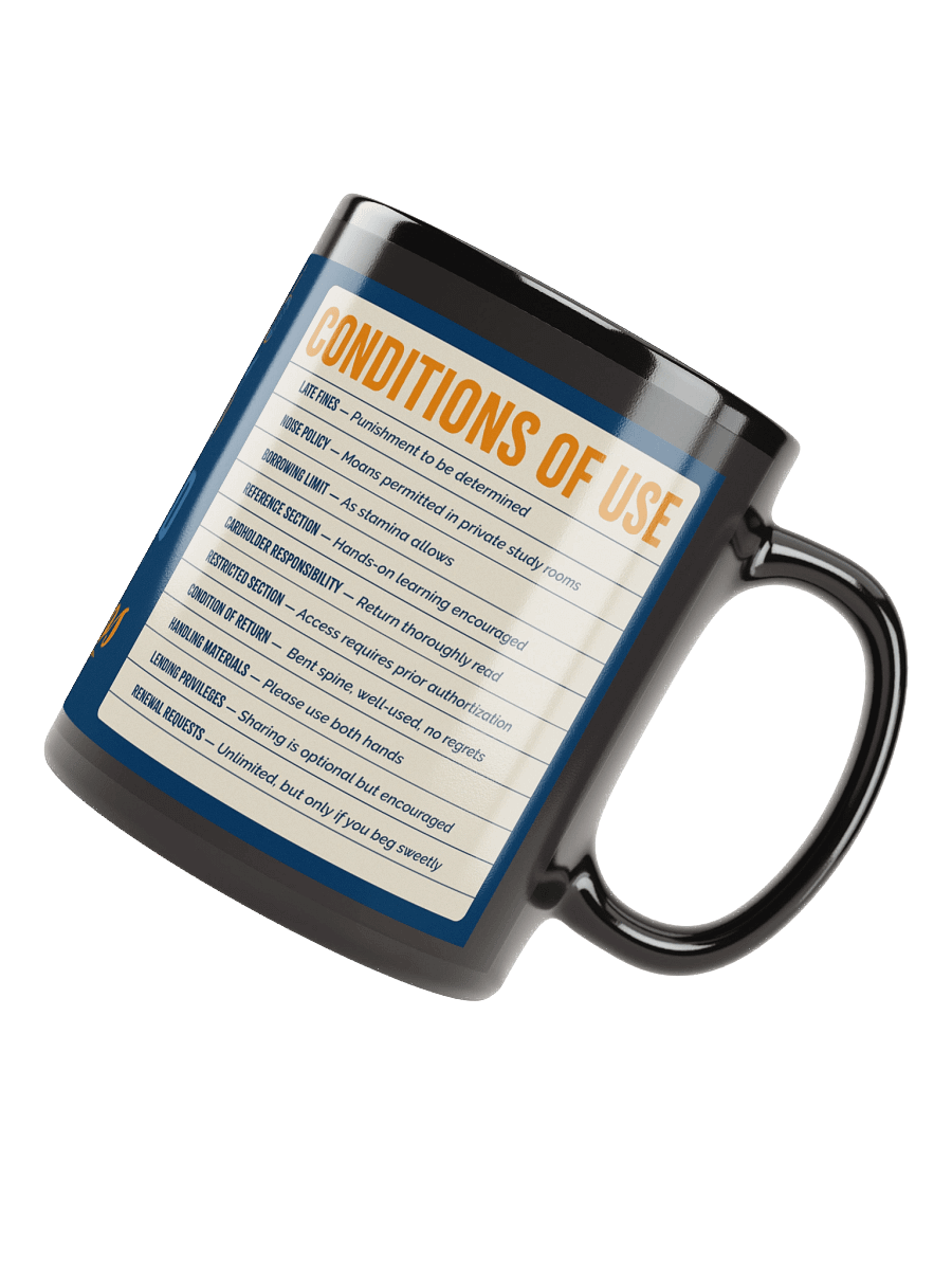 Pages of Chaos Membership Mug (Black( product image (4)