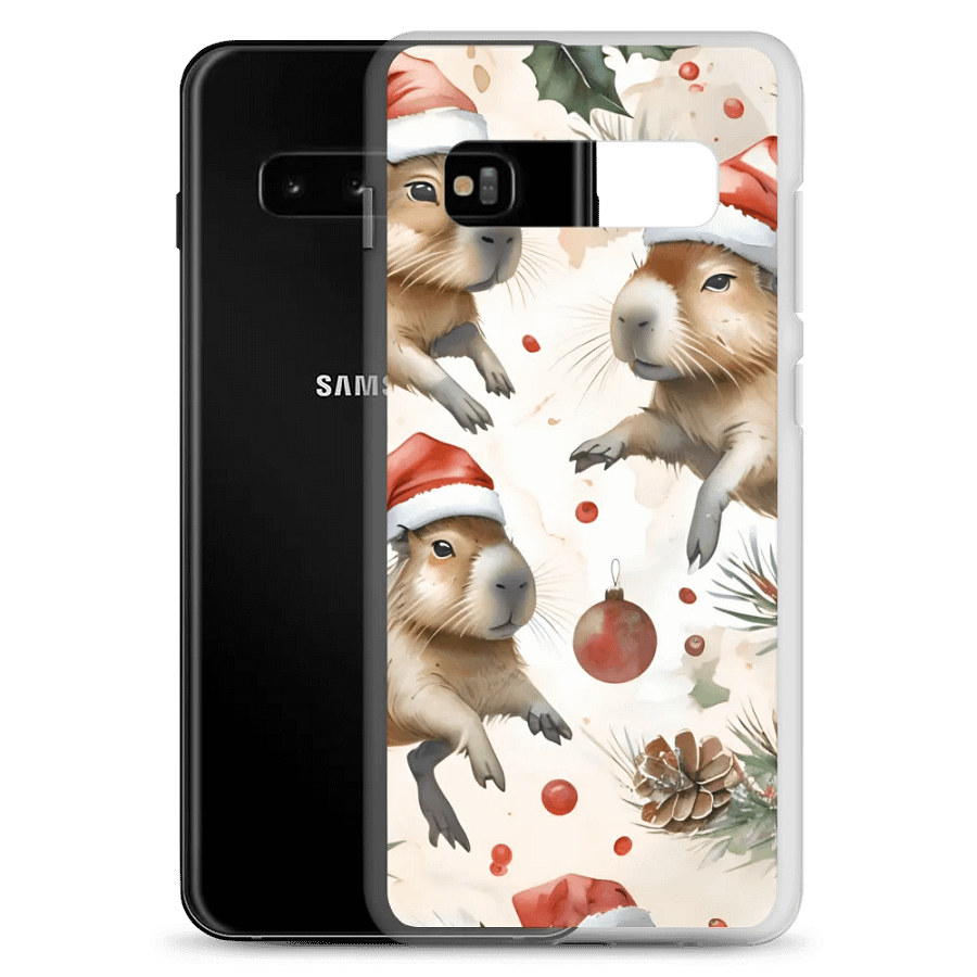 Festive Capybara Santa Hat Samsung® Case product image (37)