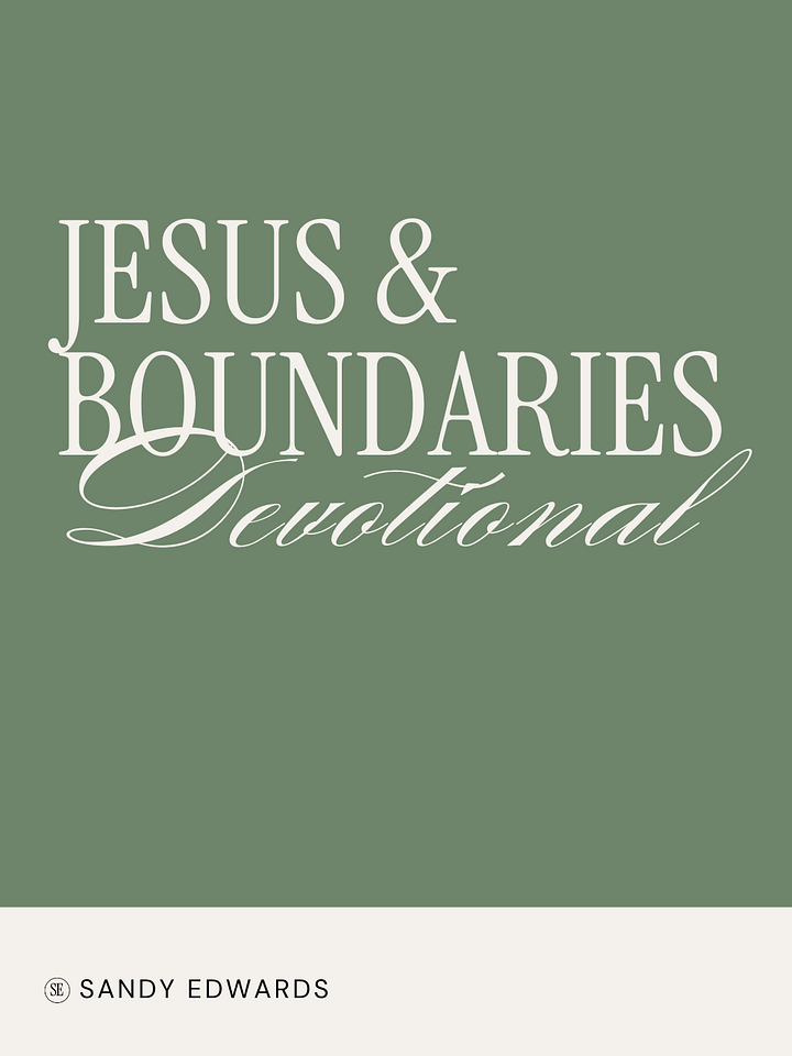 Jesus & Boundaries: 7-Day Devotional product image (1)