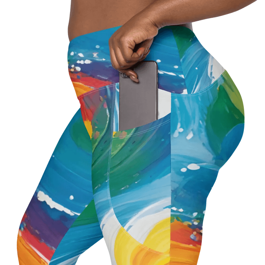 Whimsical Liquid Art Leggings product image (11)