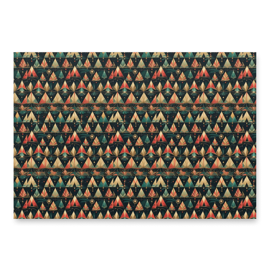 Christmas Trees Abstract Holiday wrapping paper product image (1)