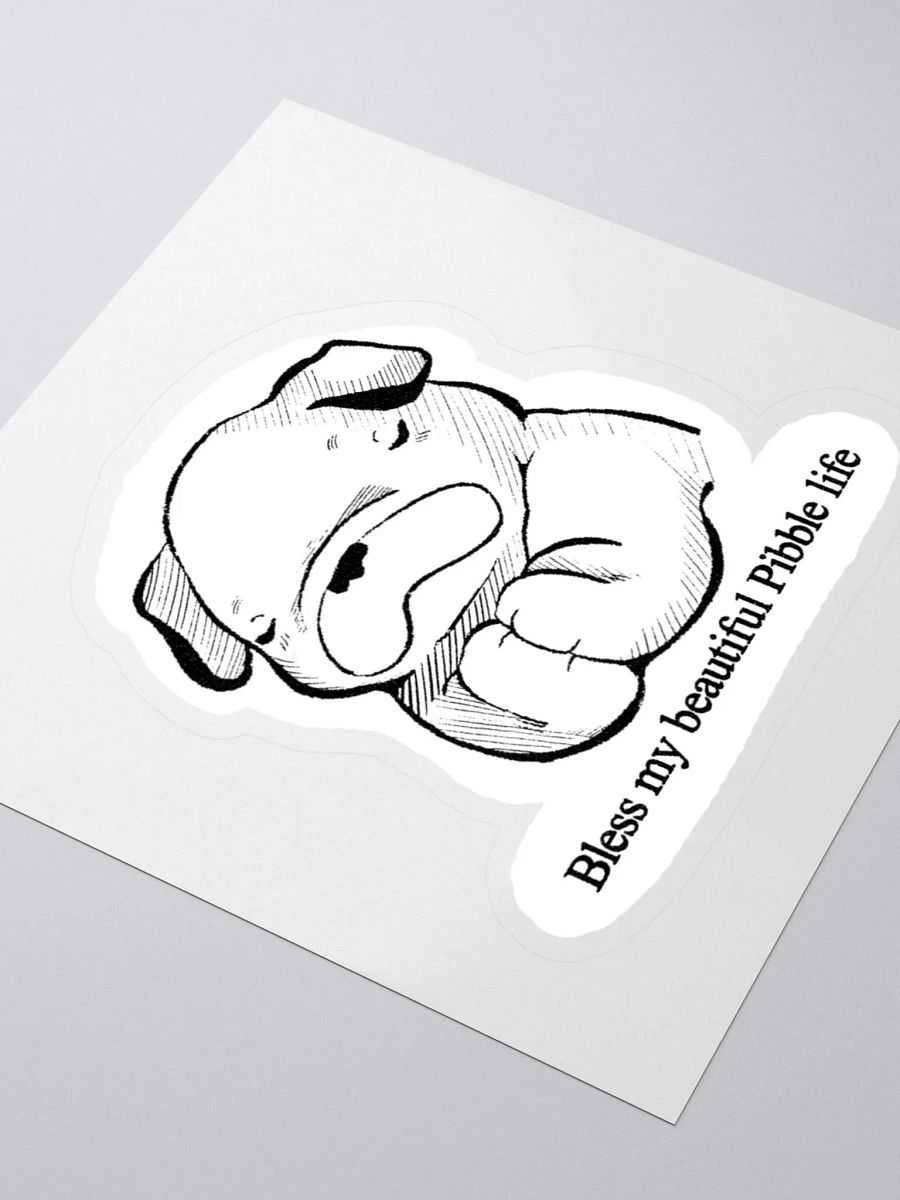 BLESS MY BEAUTIFUL PIBBLE LIFE STICKER product image (3)