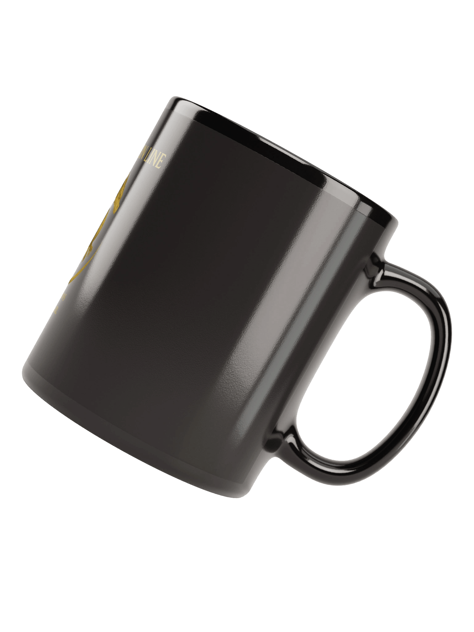 ☕ Gold Dragon Glossy Black Mug – Drink Like Royalty ☕ product image (6)